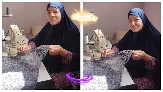 ماما عملت خمار جميل جدا 💥💥✂️ [upl. by Dnar326]