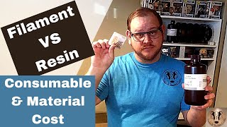 Filament VS Resin 4 Materials amp Consumables Cost  3d Printer Basics [upl. by Jannelle]