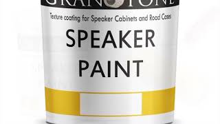 Granotone Roller Finish Speaker Cabinet Paint [upl. by Etac]