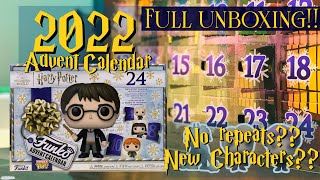 2022 HARRY POTTER FUNKO ADVENT CALENDAR UNBOXING [upl. by Eustasius]