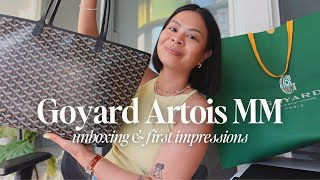 Goyard Artois MM Tote  vs the St Louis current prices first impressions [upl. by Olva]