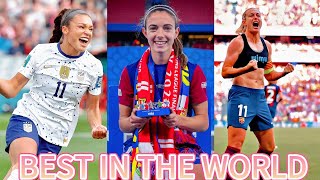 TOP 10 WOMENS FOOTBALL PLAYERS 2024 [upl. by Rashidi935]