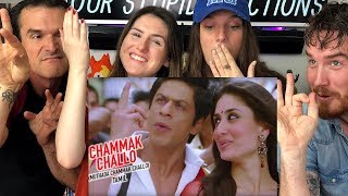 CHAMMAK CHALLO  Ra One  SRK  Song REACTION [upl. by Yattirb]