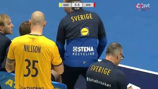 Sweden vs japan handball friendly match replay 2024 [upl. by Sergius106]