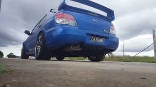 Subaru WRX STi Invidia Q300 Turbo Back Exhaust [upl. by Leraj635]