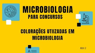 Aula 2  Colorações utilizadas em Microbiologia [upl. by Fennelly787]