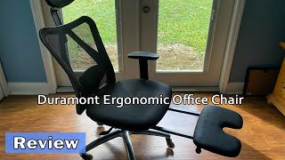 Duramont Ergonomic Office Chair Review [upl. by Ahseryt324]