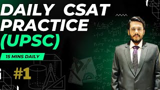 Daily CSAT Practice for UPSC Prelims  Part 1  by Mudit Gupta [upl. by Virendra]