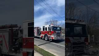 Farmingville Engine 4 Responding  Outside Fire [upl. by Mandell169]