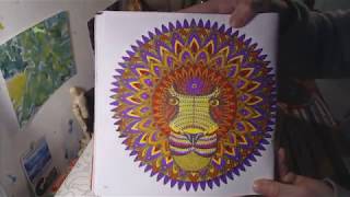 Mes coloriages MANDALAS mandala coloriage artthérapie chromothérapie [upl. by Russia]