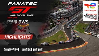 Race Highlights  TotalEnergies 24 Hours of Spa 2022 [upl. by Vilberg]