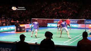 Nice camera Mathias Boe Carsten Mogensen vs Hiroyuki EndoKenichi Hayakawa [upl. by Aneetsirhc]