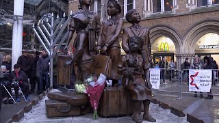 Kindertransport 85th anniversary marked in the UK  3Dec2023 [upl. by Gathard]