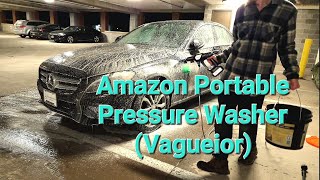 Amazon Portable Power Washer Reveiw and Car Wash [upl. by Jessalin89]