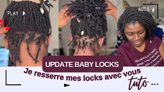 PARTIE 2  UPDATE RESSERAGE DE MES LOCKS DÉFAITES  MICROLOCKS ReineMicrolocks [upl. by Casar]