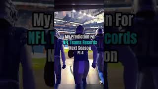 Predicting nfl teams rec next season pt 4 nfl nflfootball rec fyp football [upl. by Ena643]