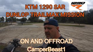 Bone Valley and Dunlop Trailmax Mission Tires on and off road review KTM 1290 Super Adventure R [upl. by Lat]