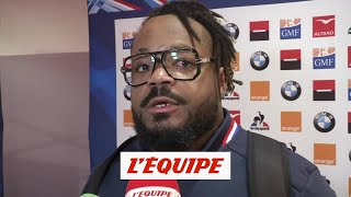 Bastareaud «Je nai pas envie dêtre positif»  Rugby  XV de France [upl. by Maire]