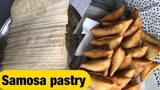 How To Make Samosas Pockets at home How To Make samosas pastry Samosa Sheets [upl. by Wadlinger513]