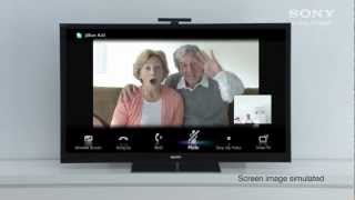 BRAVIA Internet TV  Skype Calling [upl. by Magree]