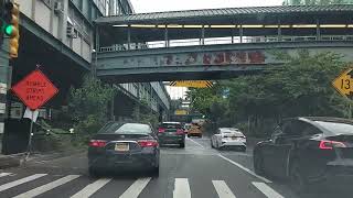 Driving from Astoria in Queens to Central Park in Manhattan New York [upl. by Syramad]