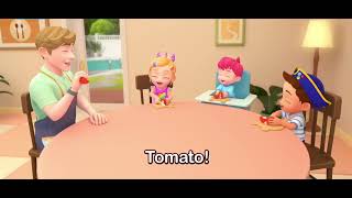 Hola Im Tomato 🍅 Song 🎵 kidsentertainment kidssongs childrensmusic bebefinn nurseryrhymes [upl. by Gilda368]