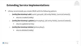 Using Service Builder 73 BackEnd Dev [upl. by Brinkema]