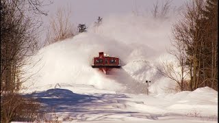 RAILREEL Best of OSR Snow Plow Spectaculars 12292014 [upl. by Sutsugua]