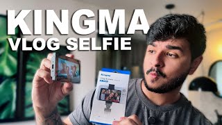 O MELHOR EQUIPAMENTO PARA VLOG tela kingma vlog selfie [upl. by Yme]