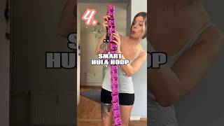 Welcher ist dein Favorit 🤩 5 Hula Hoop Modelle für dein Home Workout🔥 hulahoop homeworkout [upl. by Aratal]