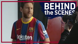 Barças NEW KIT 202021 unboxing with MESSI GRIEZMANN PIQUÉ DE JONG BUSQUETS SERGI ROBERTO [upl. by Guthrey]