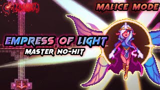 Empress of Light Master  Malice mode NO HIT  Calamity 20 tMod 14 [upl. by Inaluahek]