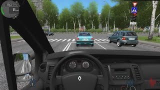 City Car Driving  Renault Trafic  City Drive [upl. by Nayarb982]