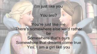 Im a Girl Like You Barbie as the Princess and the Pauper w Lyrics [upl. by Rimhsak]