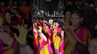 Girls Theenmar Dance Performance Part3 trending viralvideo ytshorts hyderabad andrapradesh [upl. by Sabanrab]