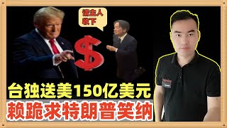 爆！台独当局今天计划送美国特朗普当局150亿美元的保护费，人均缴纳20000新台币，是全世界对美国最真诚的地区 [upl. by Otilia]