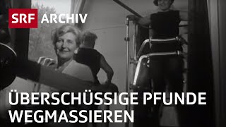 Der ewige Kampf gegen die Pfunde  Diäten 1966  Fett wegmassieren lassen mit Maschine  SRF Archiv [upl. by Siron]