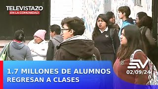 17 millones de alumnos regresan a clases en la Sierra y Amazonía  Televistazo en la Comunidad [upl. by Nnailuj282]