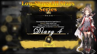 Arknights Twilight of Wolumonde Diary 4 Guide Low Stars All Stars with Eyja [upl. by Mccowyn]