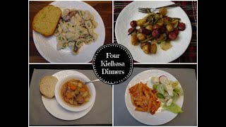 Four Budget Friendly Kielbasa Dinner Recipes [upl. by Zarla249]