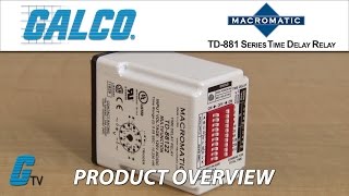 Macromatic TD 881 Series Timing Relays [upl. by Eicam660]