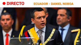 ECUADOR DANIEL NOBOA es INVESTIDO PRESIDENTE en la ASAMBLEA NACIONAL  RTVE Noticias [upl. by Eeresid]