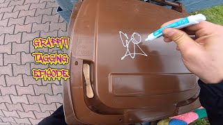 Graffiti SOLO TAGGING Many Tags and Rooftop Throw up  Graffiti Episode 13 [upl. by Sells]