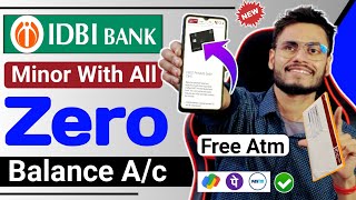 teenagers with all  idbi bank zero balance account opening online  idbi online account opening [upl. by Lenej]