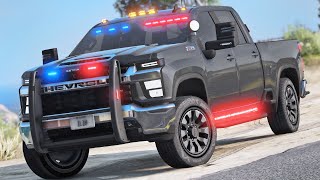 Silverado 2500 HD  GTA 5 LSPDFR [upl. by Eyahsal]