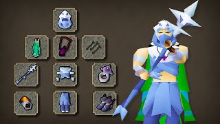 NEW Blue Moon Spear amp Armor is INSANE Removes Hit Delay  OSRS [upl. by Maighdlin]