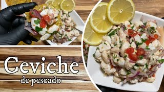 Ceviche de Pescado Cod Fish Ceviche [upl. by Willey]