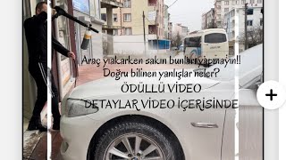 OTO YIKAMA NASIL YAPILIR ARABA YIKAMA VE ÇİFT KOVA YIKAMA YÖNTEMİ [upl. by Ahsinal]