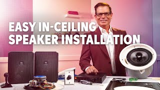 How to Install and Set Up Inceiling Speakers [upl. by Trenna]