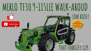 Merlo Telehandler TF309115LEE walkaround [upl. by Marciano182]